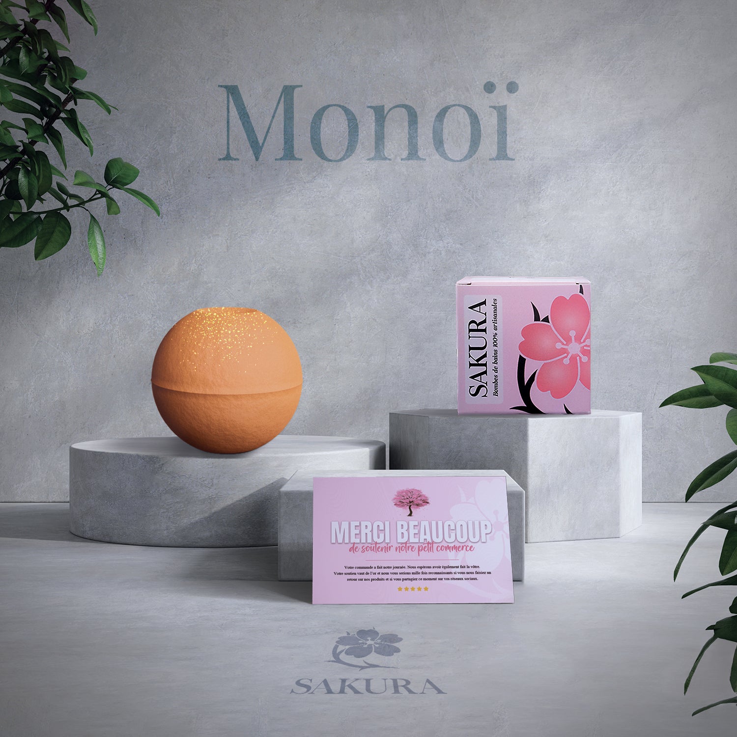 Bombe de bain : Parfum Monoï